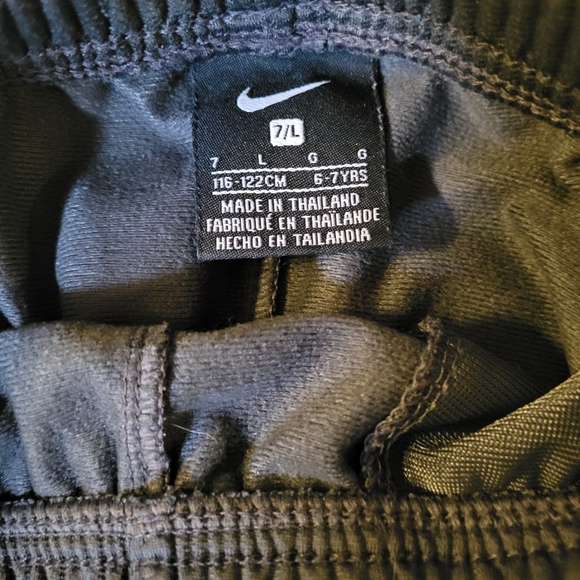 Nike joggers size 7 long, Grey & electric green - Picture 4 of 4